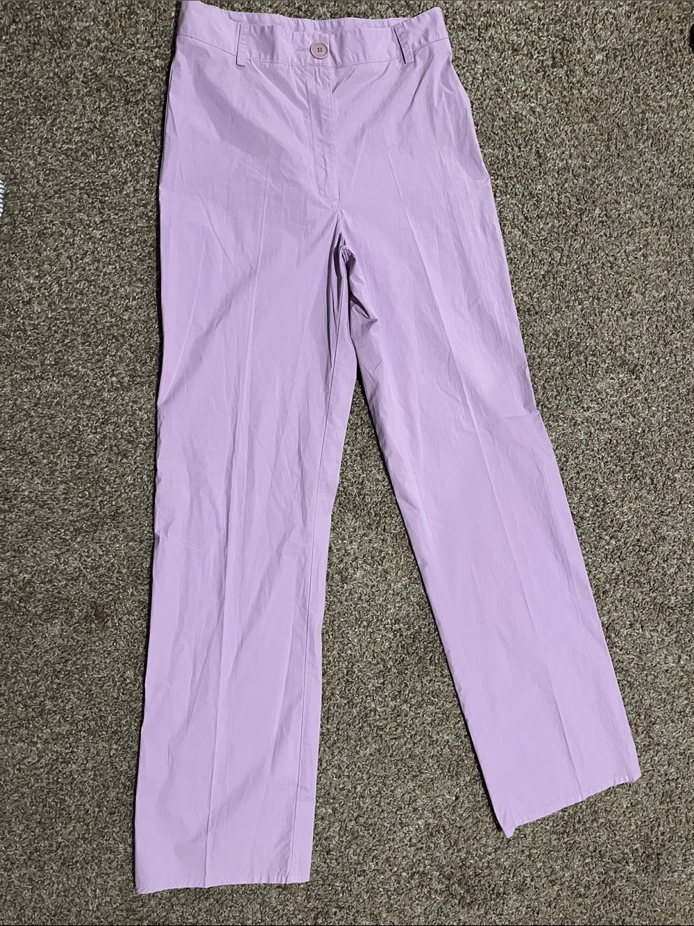 DJERF AVENUE Lavender Straight-Leg Pants